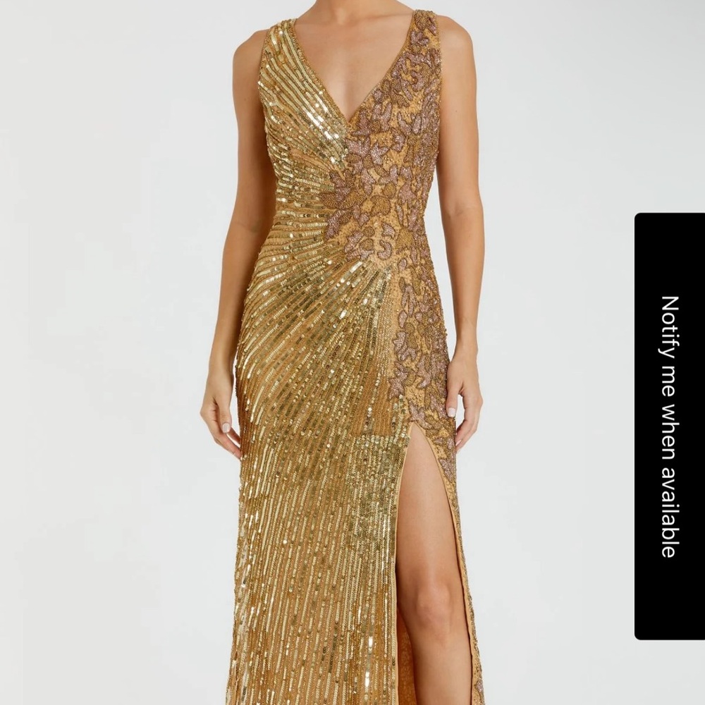 Sleeveless Beaded Formal Dress: Mac Duggal 5473